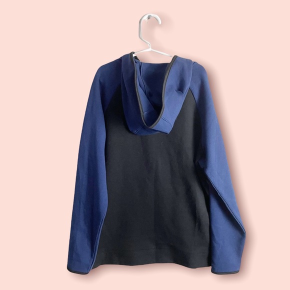 Old Navy Boys Full Zip Active Hoodie Jacket Blue Built In Flex Size Large - Picture 2 of 5